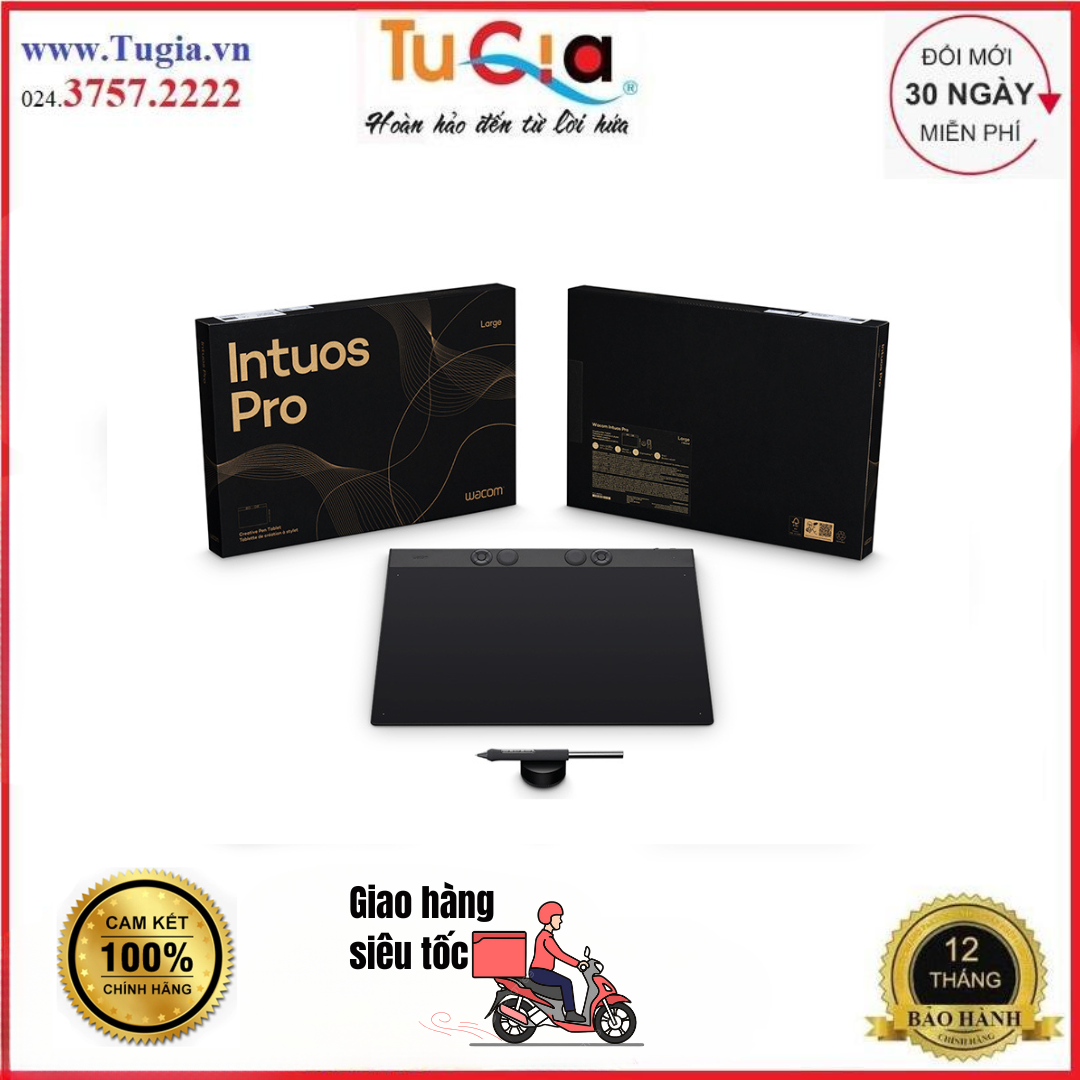 Bảng Vẽ Điện Tử Wacom Intuos Pro L PTK870 (Model 2025) | Tứ