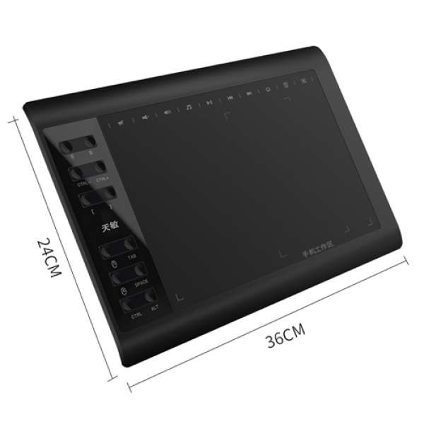 Bảng Vẽ Điện Tử Tianmin G10 Size M- Graphic Tablet Lực Nhấn 8192 - Hỗ Trợ  Máy Tính & Android - Chuyên Dành Vẽ Đồ Họa Và Dạy Học Trực Tuyến |